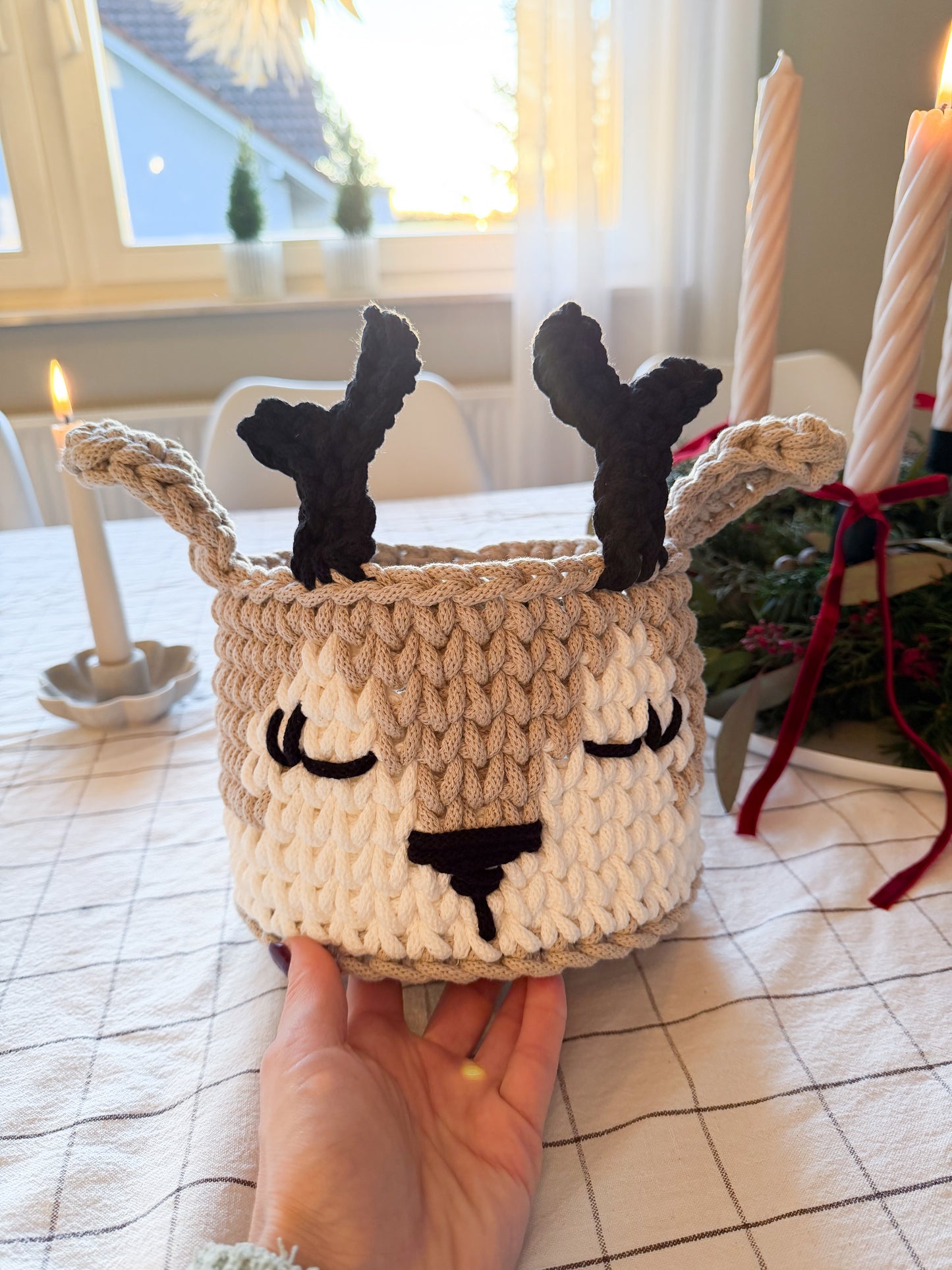 Rehkorb Utensilo Kinderzimmer Aufbewahrung Baumwolle