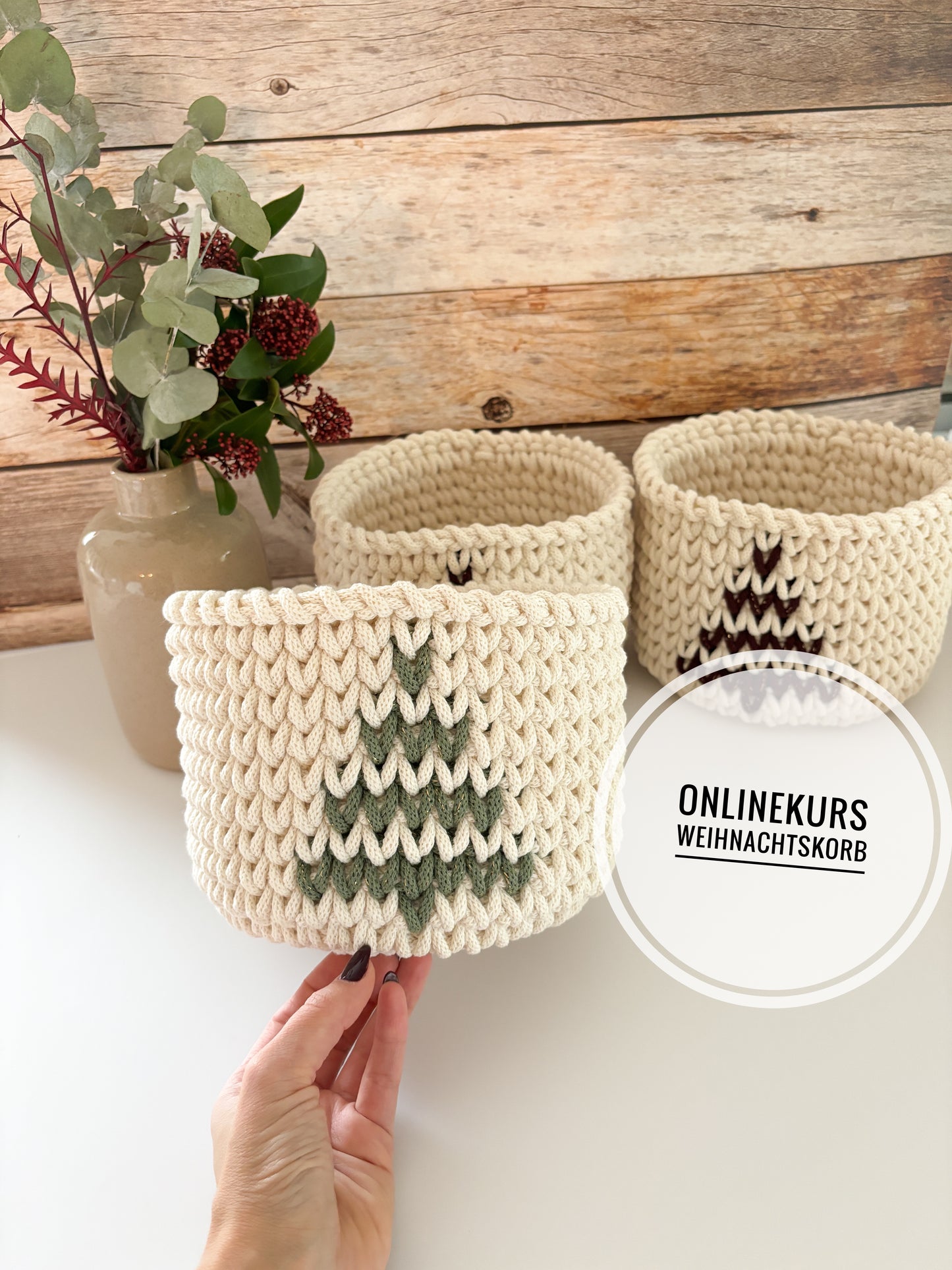 ONLINE-KURS- „Deutsch" für einen Weihnachtskorb- Design von Haekeltraum_byChristina