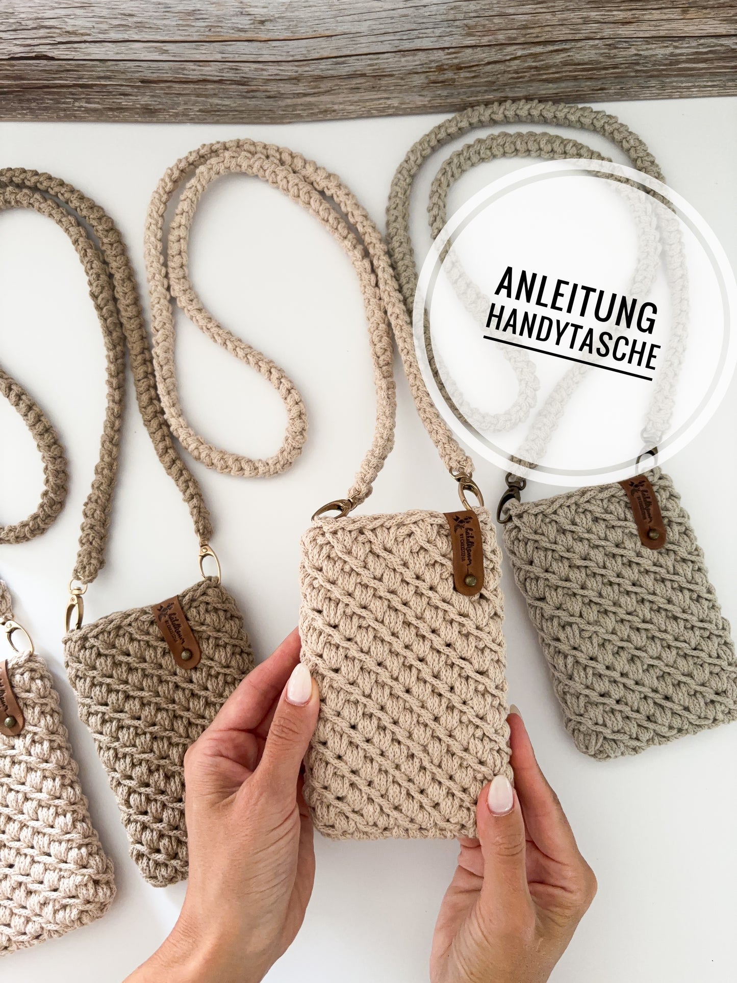 PDF DEUTSCHE Anleitung "Handytasche" - Design von Haekeltraum_byChristina