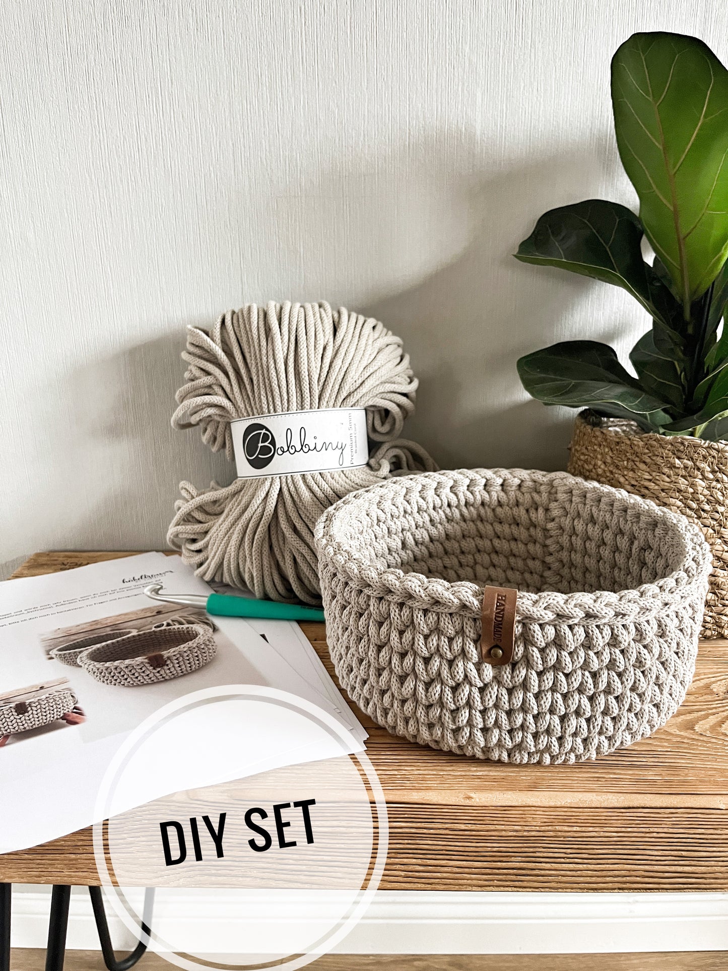 DIY Set+DEUTSCHE Anleitung für ein Korb- Design von Haekeltraum_byChristina