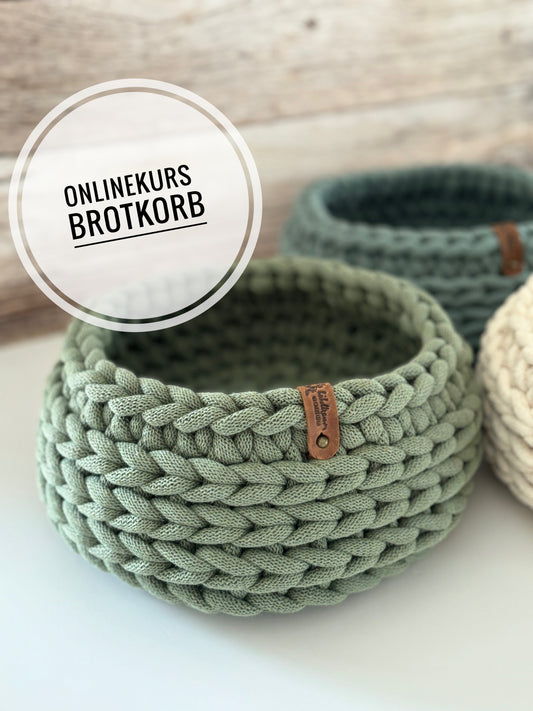 ONLINE-KURS- „Deutsch" für einen Brotkorb"- Design von Haekeltraum_byChristina