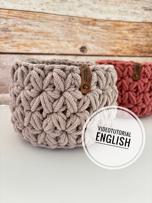 Video Turorial- “English subtitels” for a basket “Jasmin”- Design by Haekeltraum_byChristina