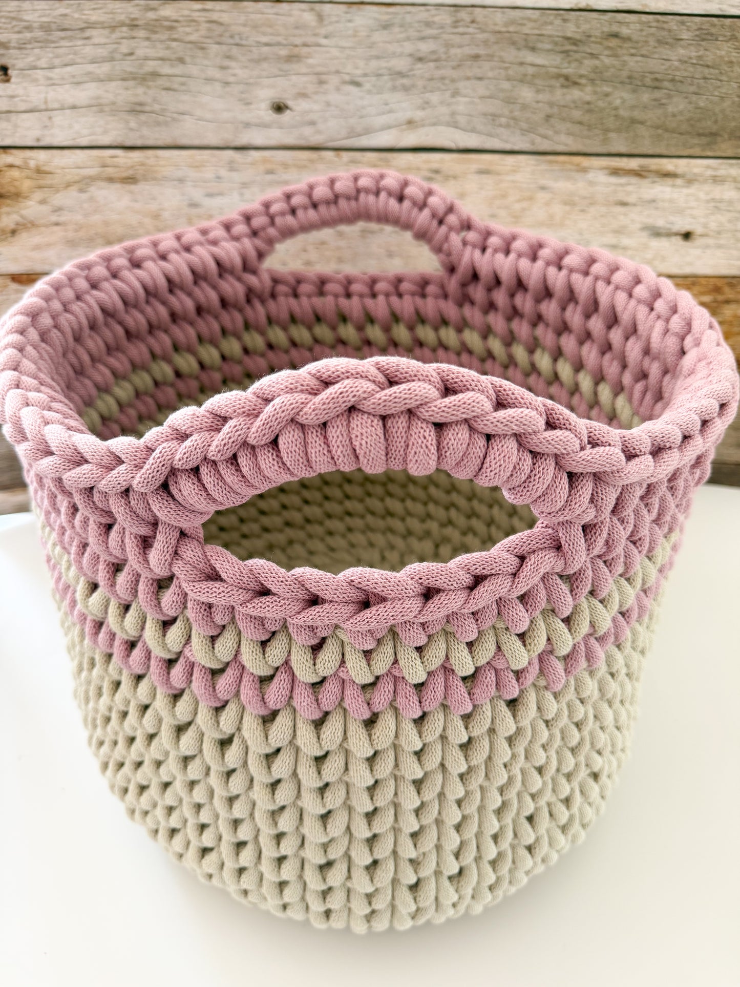 Jumbokorb Häkelanleitung PDF 36x36 cm | großer Aufbewahrungskorb DIY | Korb häkeln Deutsch | Handmade Basket Pattern