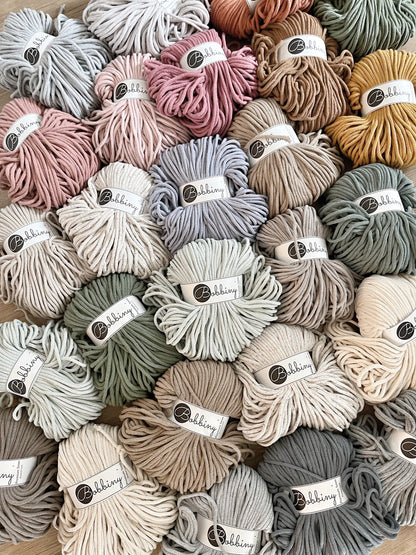 Bobbiny 100 m PREMIUM 5 mm Flechtkordel | Handarbeit | Bastelschnur |