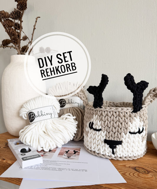 DIY Set+DEUTSCHE Anleitung für ein Rehkorb - Design von Haekeltraum_byChristina