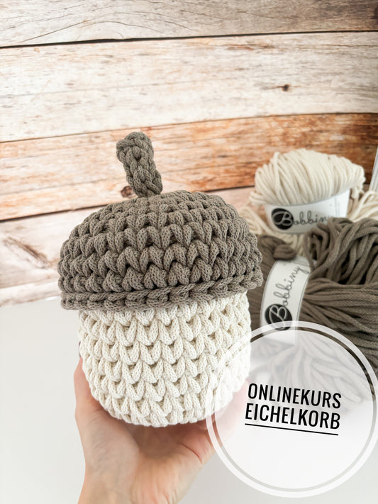 ONLINE-KURS- „Deutsch" für einen Eichelkorb- Design von Haekeltraum_byChristina