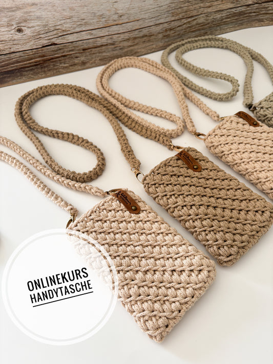 ONLINE-KURS- „Deutsch" für eine Handytasche - Design von Haekeltraum_byChristina