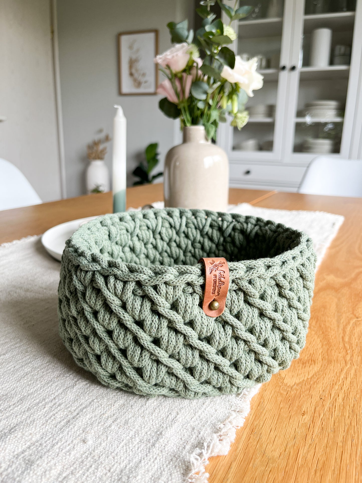 Häkelkorb „Beauty“ Korb Utensilo Aufbewahrung Geschenkideen