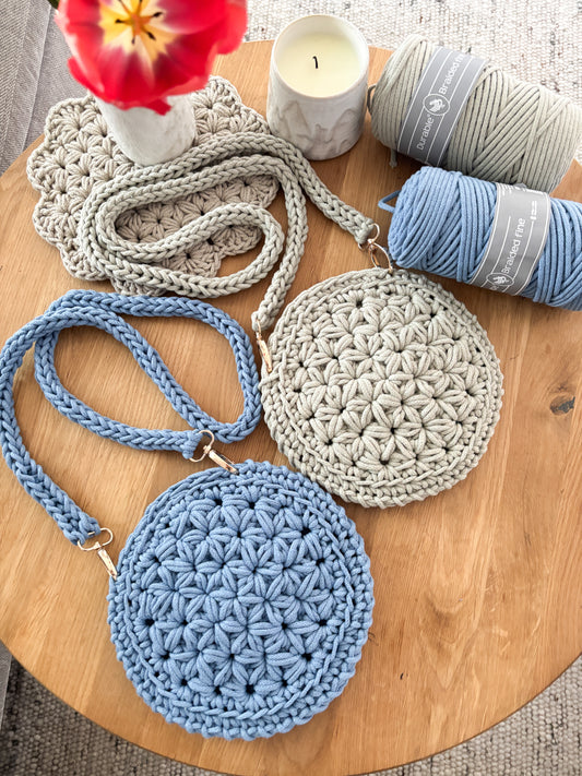 Tasche "Jasmin" , Umhängetasche, Cross Body Bag, Boho Tasche