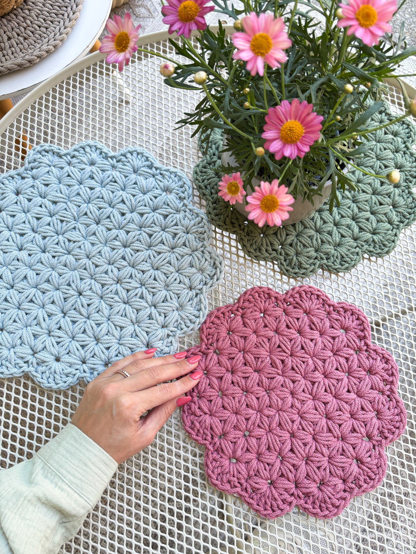 Platzsets Tischsets Untersetzer "Jasmin"