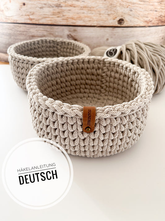 PDF DEUTSCHE Anleitung für ein Korb - Design von Haekeltraum_byChristina