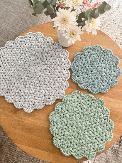 Platzsets Tischsets Untersetzer "Jasmin"