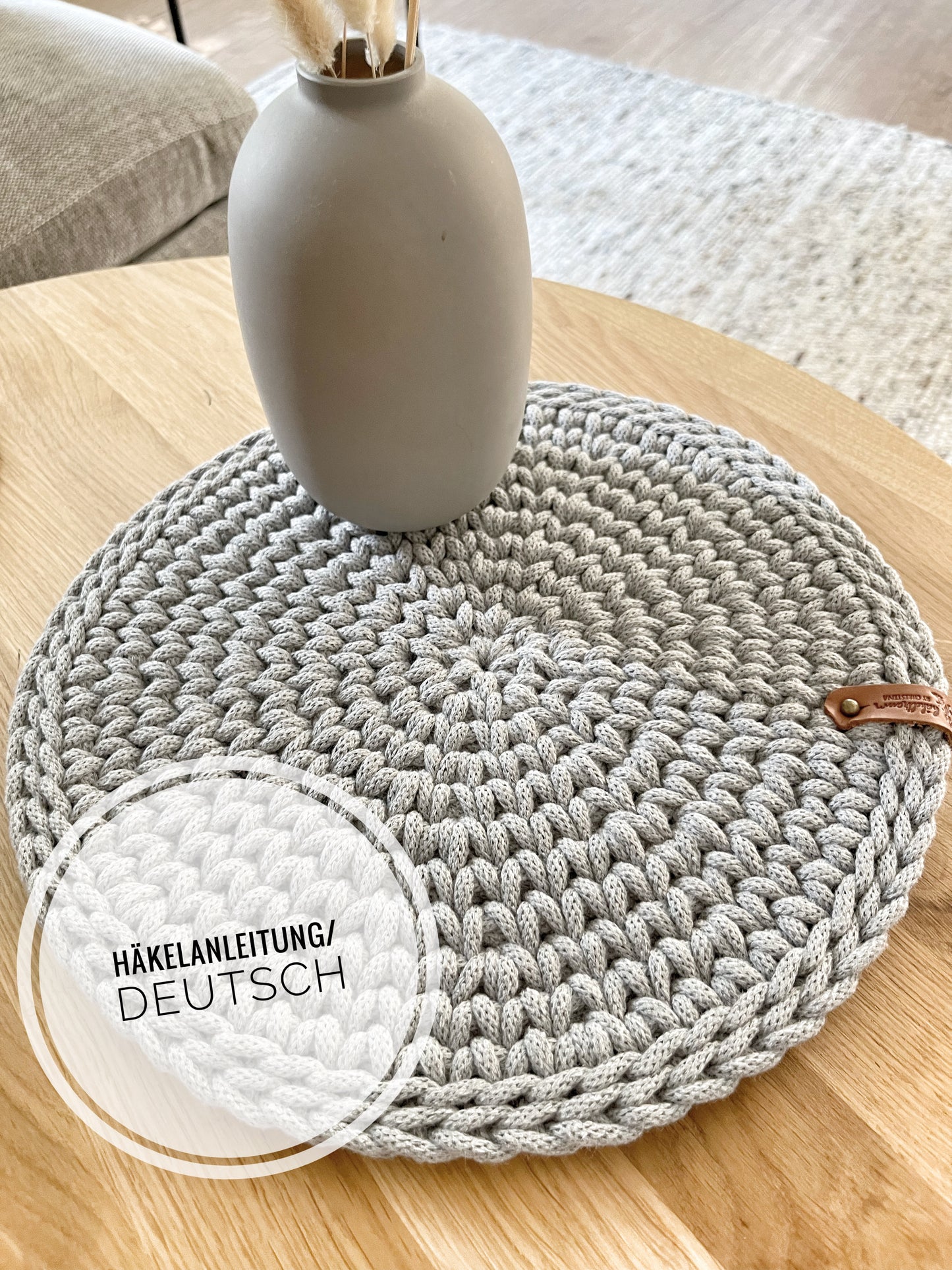 PDF "DEUTSCHE" Anleitung für ein Platzset - Design von Haekeltraum_byChristina