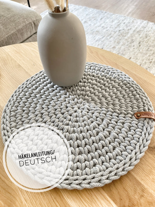 PDF "DEUTSCHE" Anleitung für ein Platzset - Design von Haekeltraum_byChristina