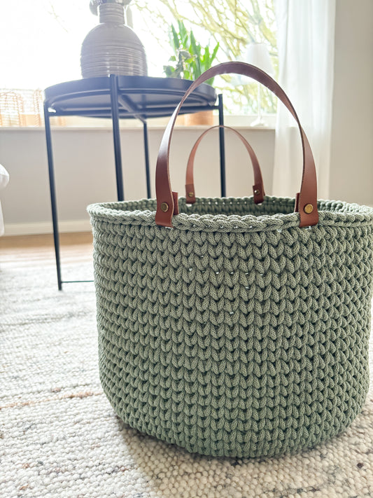 Häkelkorb „ Mila“ Groß Korb Utensilo Aufbewahrung