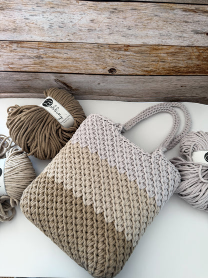DIY Set+DEUTSCHE Anleitung für eine Tasche "Gänsefüßchen" von Haekeltraum_byChristina