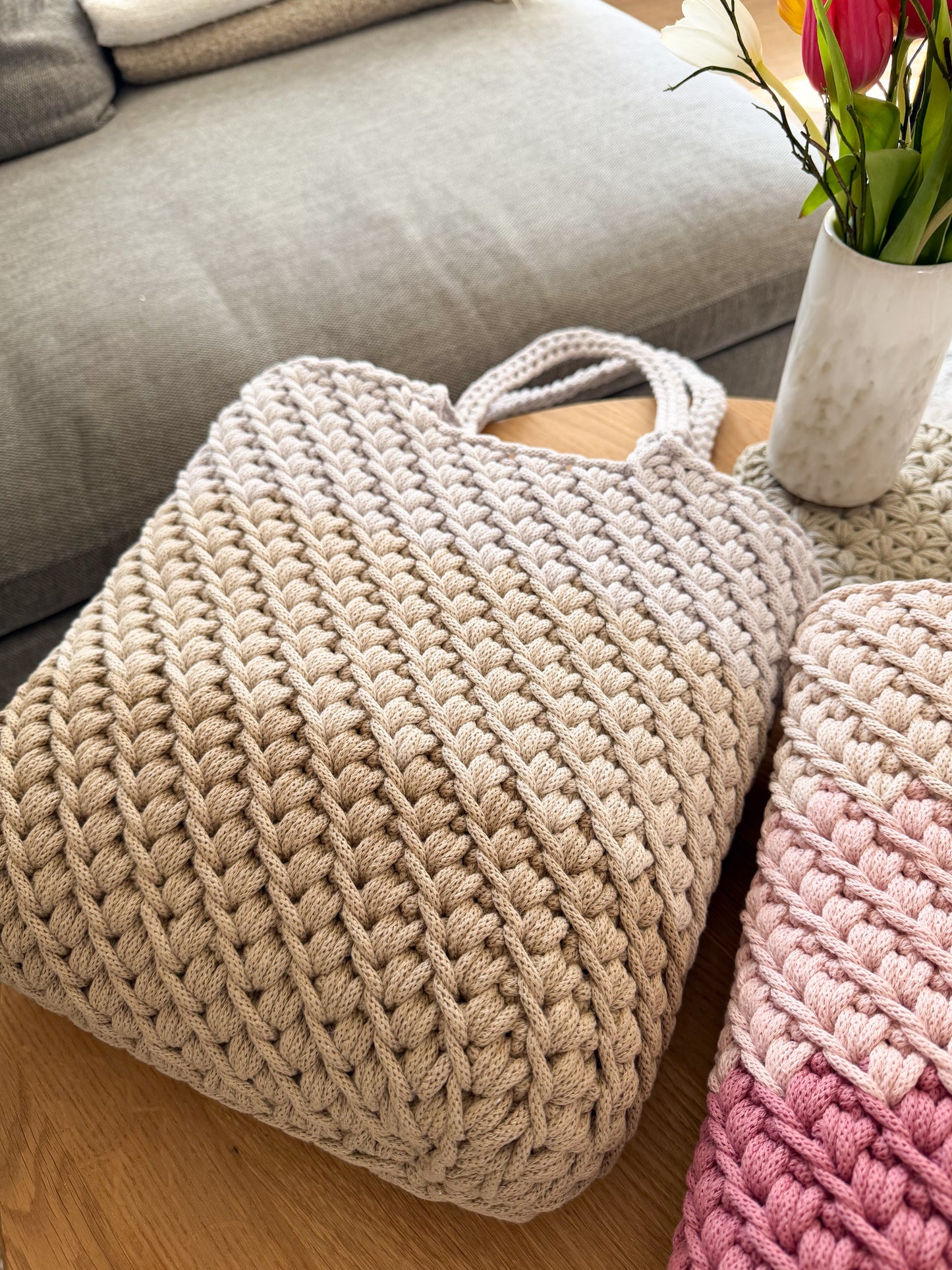 DIY Set+DEUTSCHE Anleitung für eine Tasche "Gänsefüßchen" von Haekeltraum_byChristina